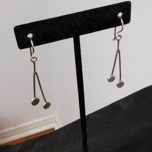 Sterling silver Lines Earrings